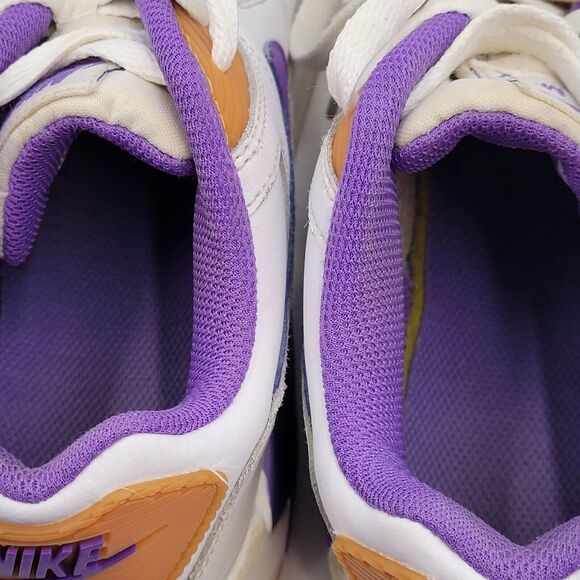 Nike Air Max 90 LTR White Action Grape DV3607-103 Athletic Kids Shoes Size 6Y - Picture 9 of 10